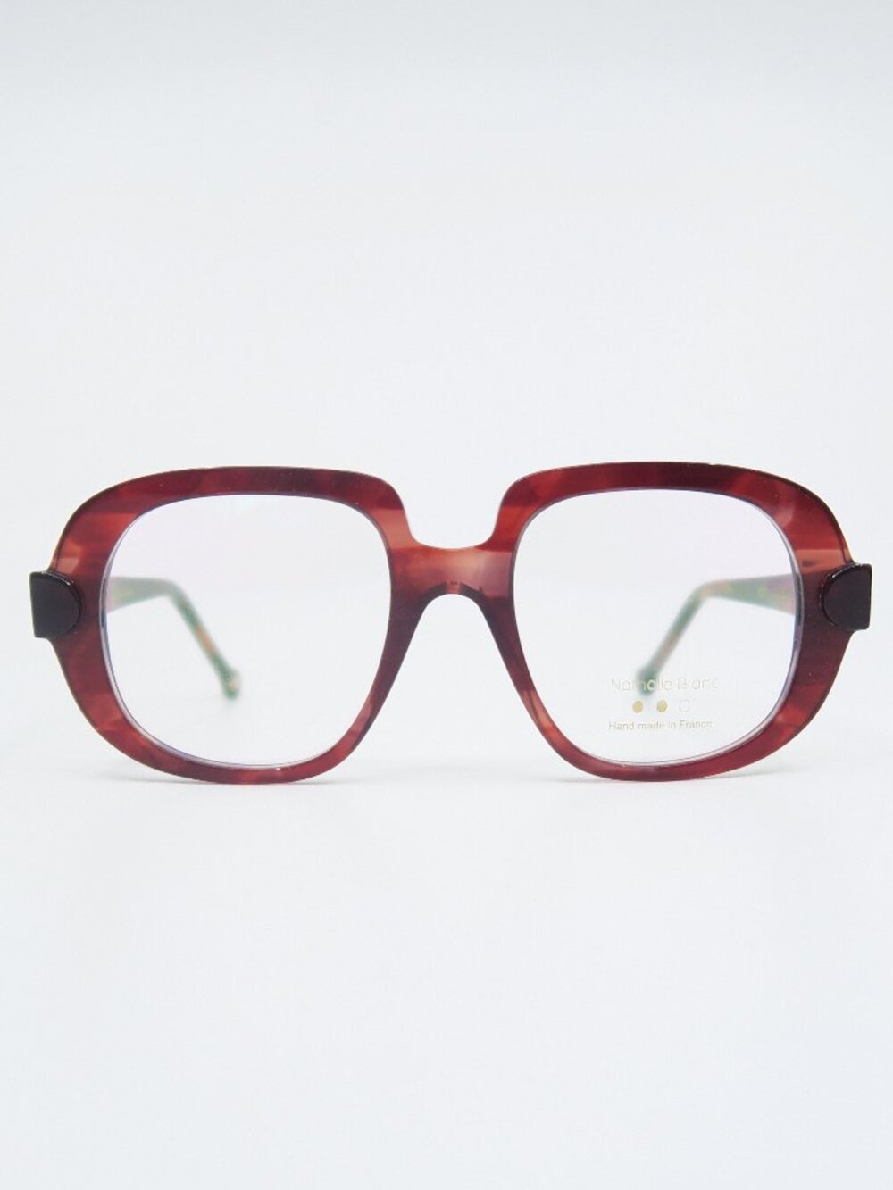 Nathalie Blanc ROMY OP86 682 Burgundy, Square, New, Women's, Eyeglasses Frames.